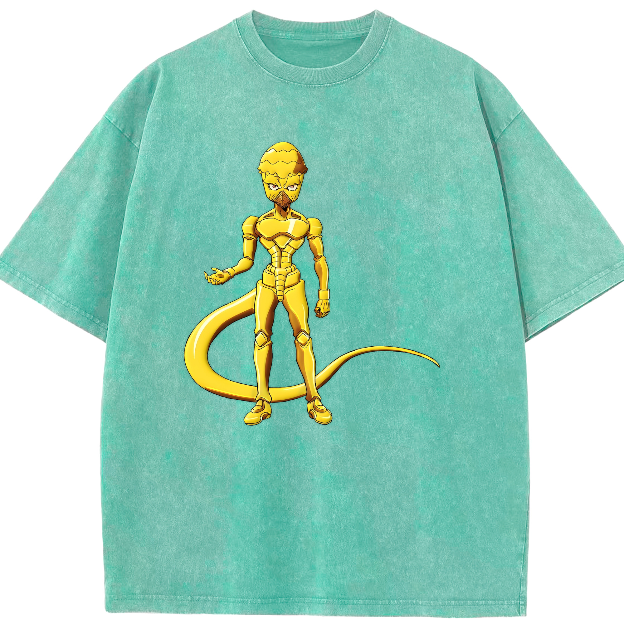 （画像用） ジョジョの奇妙な冒険 おといし あきら JoJo's Bizarre Adventure Akira Otoishi 綿100% ヴィンテージ風 半袖Tシャツ（フロントプリント）